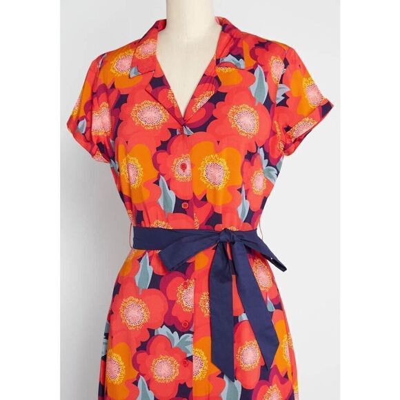 FEVER London Heritage Karina Maxi Dress Size US 4 - Picture 2 of 13